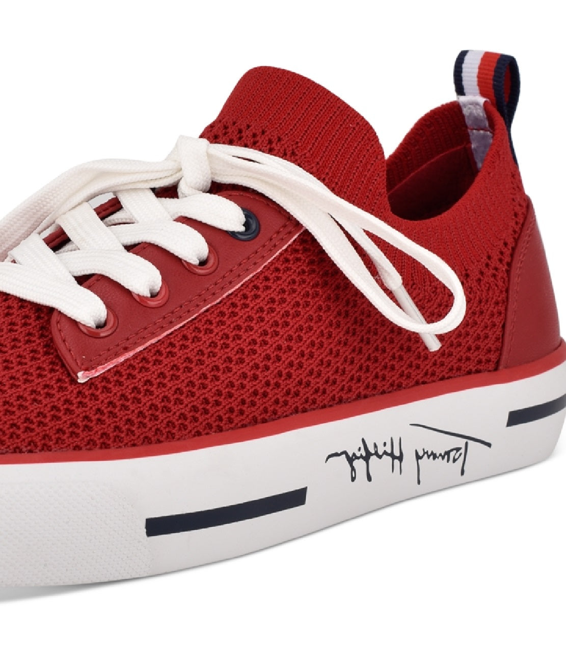 Tommy Hilfiger Women's Gessie Sneaker Red Size 7 M