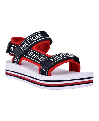 Tommy Hilfiger Women's Nurii Hook And Loop Sport Sandals Red Size 8 M