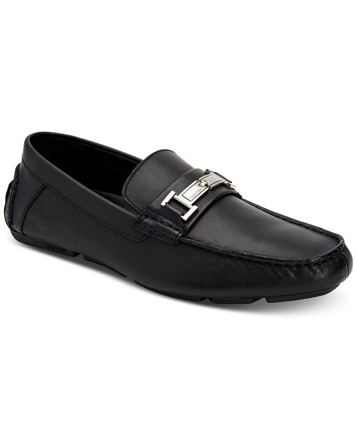 Calvin Klein Men's Magnus Casual Slip On Loafers Shoes Black Size 9 M