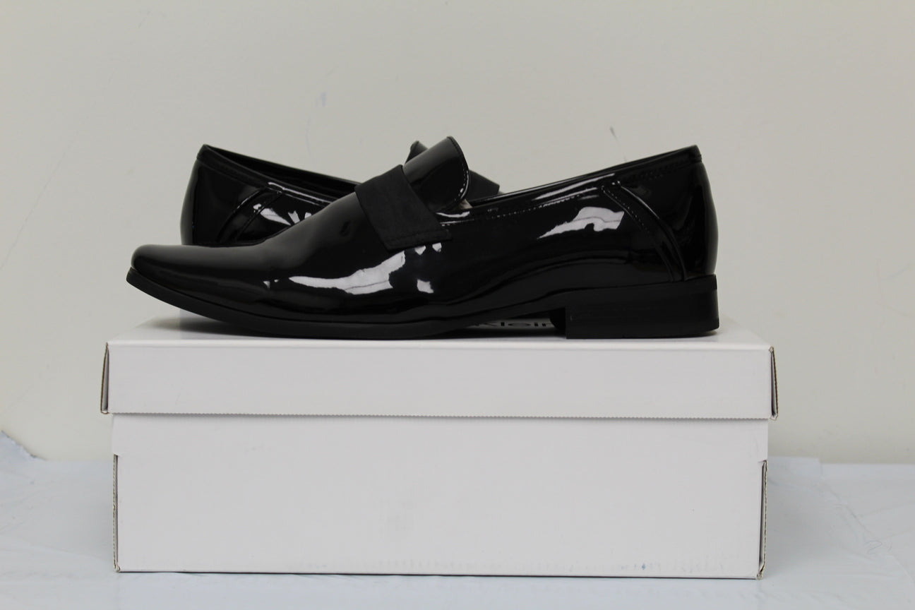 Calvin Klein Men's Bernard Slip On Dress Shoes Black Size 10 M