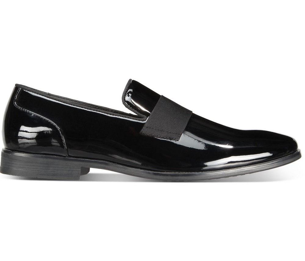 Calvin Klein Men's Bernard Slip On Dress Shoes Black Size 10.5 M