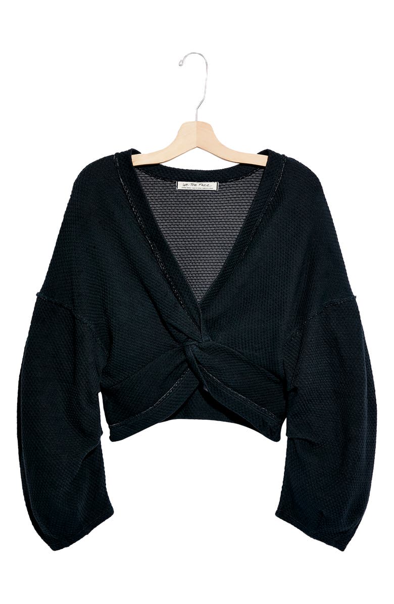 Women's Free People Fall For You Twisted Top Size Medium - Beige