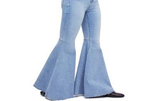 Free People Women's Just Float On Flare Jeans Blue Size 31