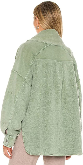 Free People Women's Jordan Jacket Green Size Large