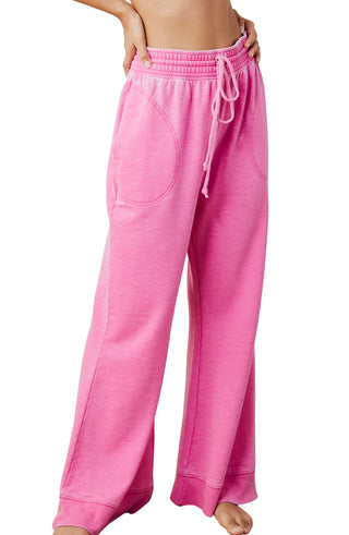 Free People Women's Cozy Lounge Pants, Pink - Medium