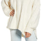 Free People Women's Blue Bell V-Neck Sweater Beige Size X-Small