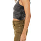 Free People Women's Boulevard Cotton Crop Top Black Size M
