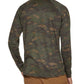 Bass Outdoor Men's Camouflage Base Layer Long Sleeve T-Shirt Green Size Large