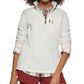 Bass Outdoor Women's Highline Trail Half Zip Fleece Jacket White Size X-Small