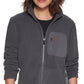 Bass Outdoor Women's Highline Trail Full Zip Fleece Jacket Gray Size S