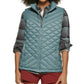 Bass Outdoor Women's Trooper Quilted Packable Hiking Vest Blue Size Small
