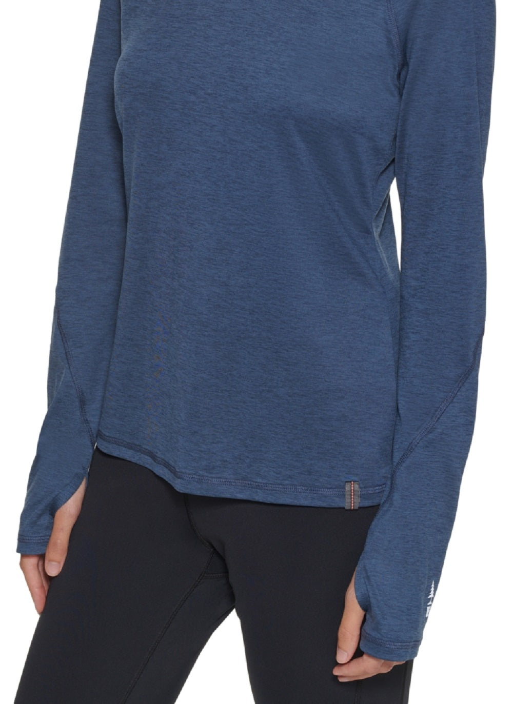 Bass Outdoor Women's Leus Trail Performance Top Blue Size Medium