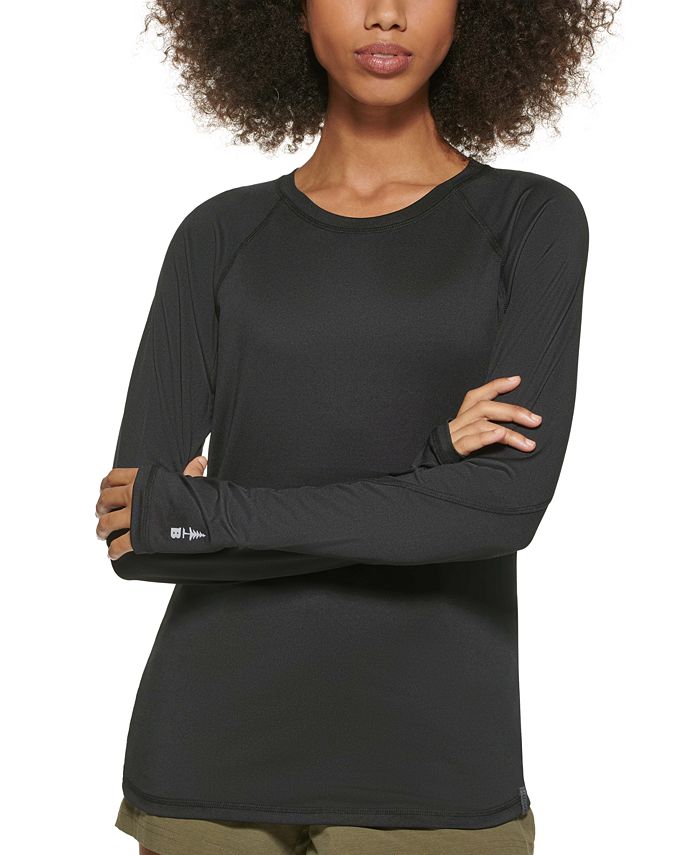 Bass Outdoor Women's Leus Trail Performance Top Black Size Small