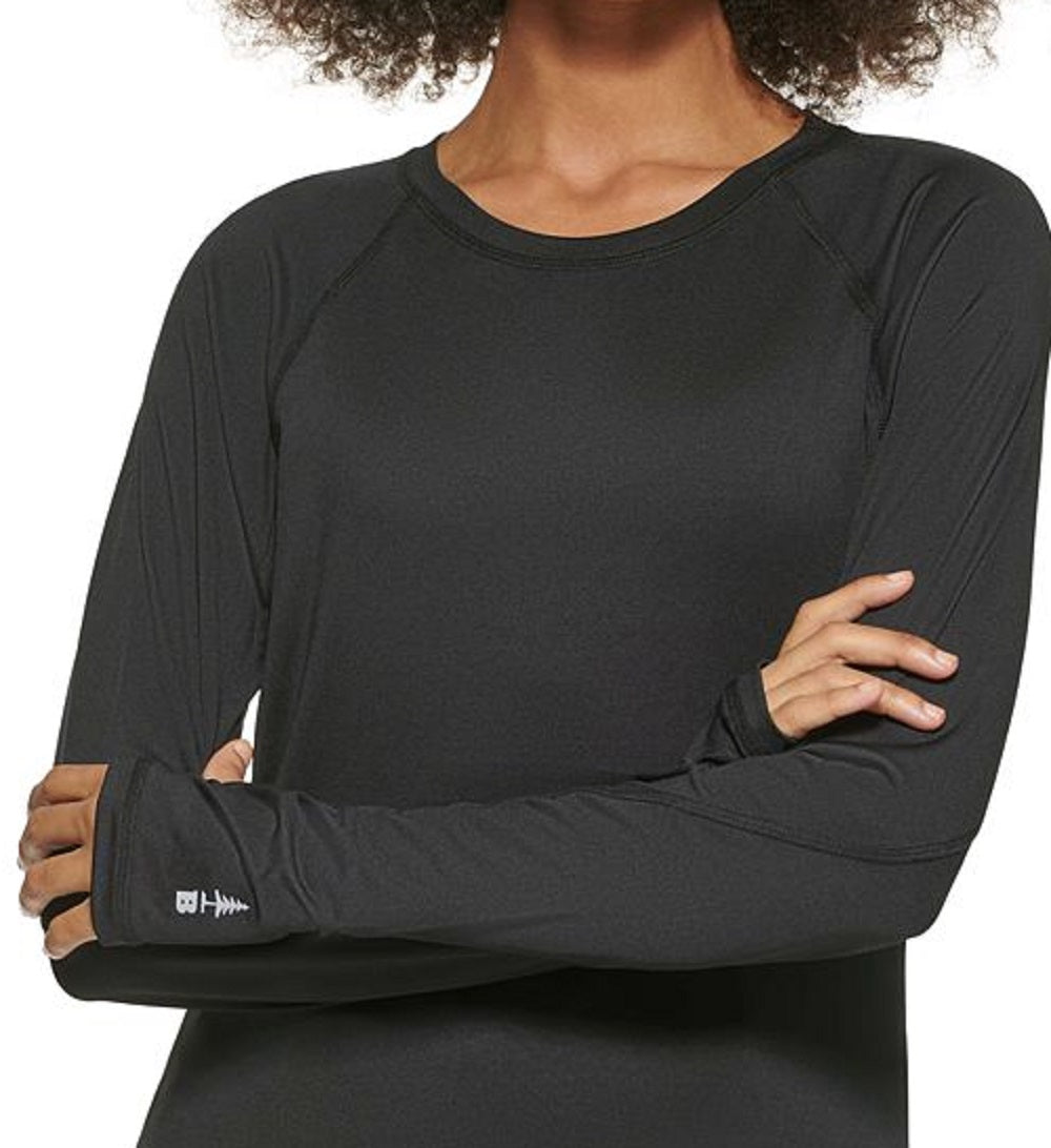 Bass Outdoor Women's Leus Trail Performance Top Black Size Small