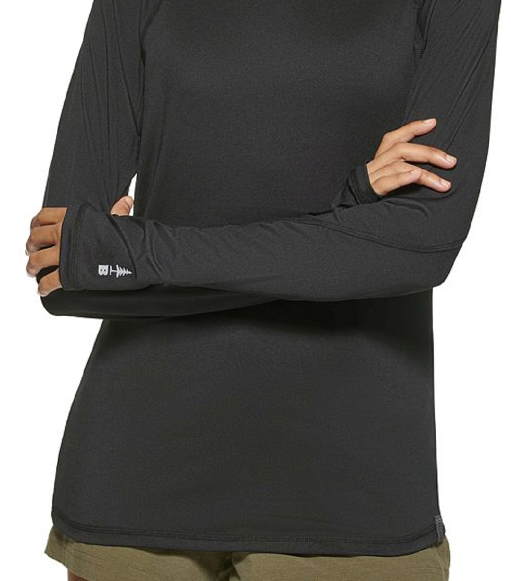 Bass Outdoor Women's Leus Trail Performance Top Black Size Small