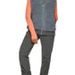Bass Outdoor Women's Route Hiking Faux Sherpa Vest Gray Size Large