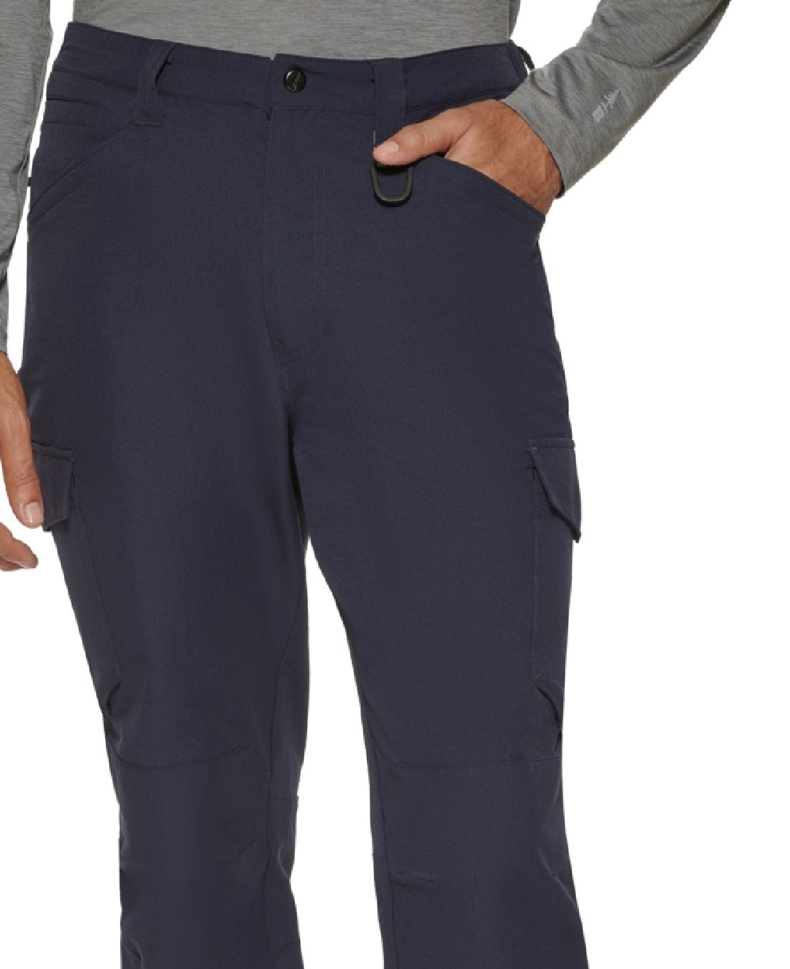 Bass Outdoor Men's Devils Bridge Modern Fit Stretch Performance Hiking Pants Blue Size Large