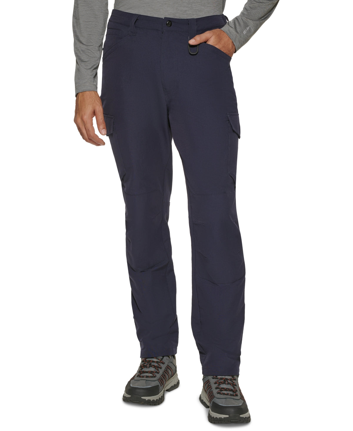 Bass Outdoor Men's Devils Bridge Modern Fit Stretch Performance Hiking Pants Blue Size Large