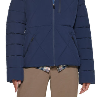 Bass Outdoor Women's Glacier Hooded Hiking Jacket Blue Size X-Large