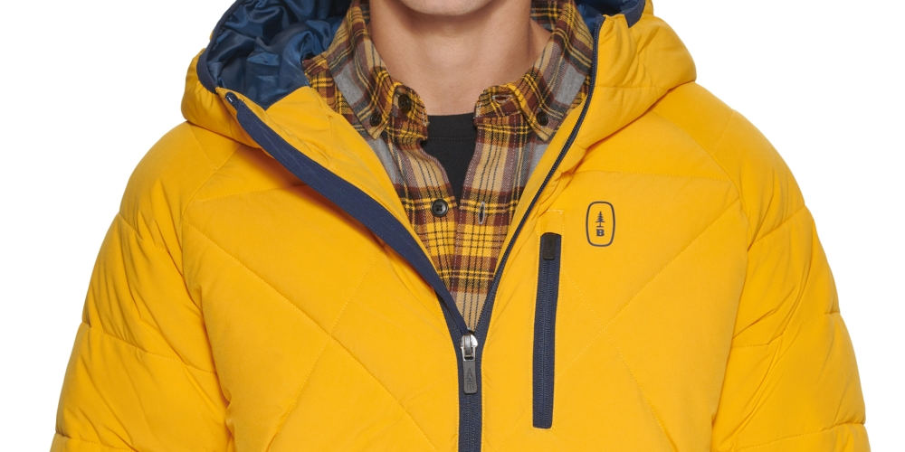 Bass Outdoor Men's Glacier Hiking Jacket Yellow Size XL