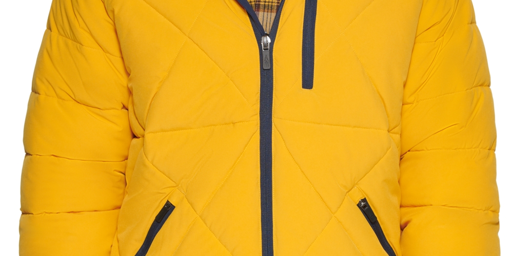 Bass Outdoor Men's Glacier Hiking Jacket Yellow Size XL