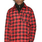 G.H. Bass & Co. Men's Mission Flannel Puffer Jacket Red Size Small