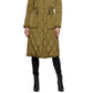 Kenneth Cole Women's Hooded Anorak Coat Green Size Small