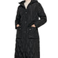 Kenneth Cole Women's Hooded Anorak Coat Black Size Small