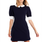 Riley & Rae Women's Mary Jane Mini Dress Blue Size Large
