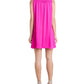 1.STATE Women's High Neck Smocked Dress Pink Size X-Small