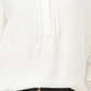 Vince Camuto Women's Ruffle Sleeve Split Neck Blouse White Size X-Small