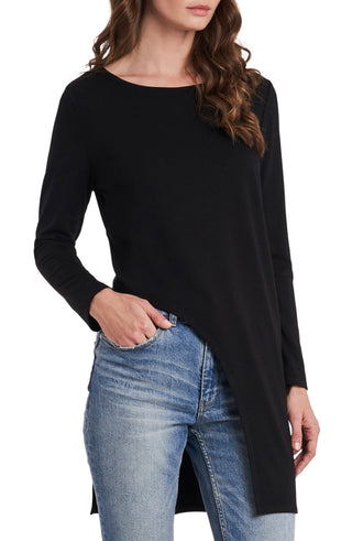 Vince Camuto Women's Cutout Long Sleeve Tunic Black Size Medium