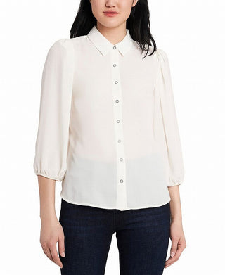 Riley & Rae Women's Kinsley Blouse White Size Small