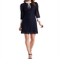 Riley & Rae Leyla Lace Dress Preppy Navy Blue Size L