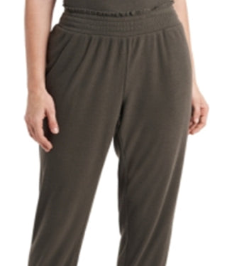 1.STATE Women's Smocked Joggers Green Size Small