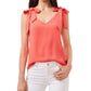 Riley & Rae Women's Lily Tank Top Orange Size XX-Large