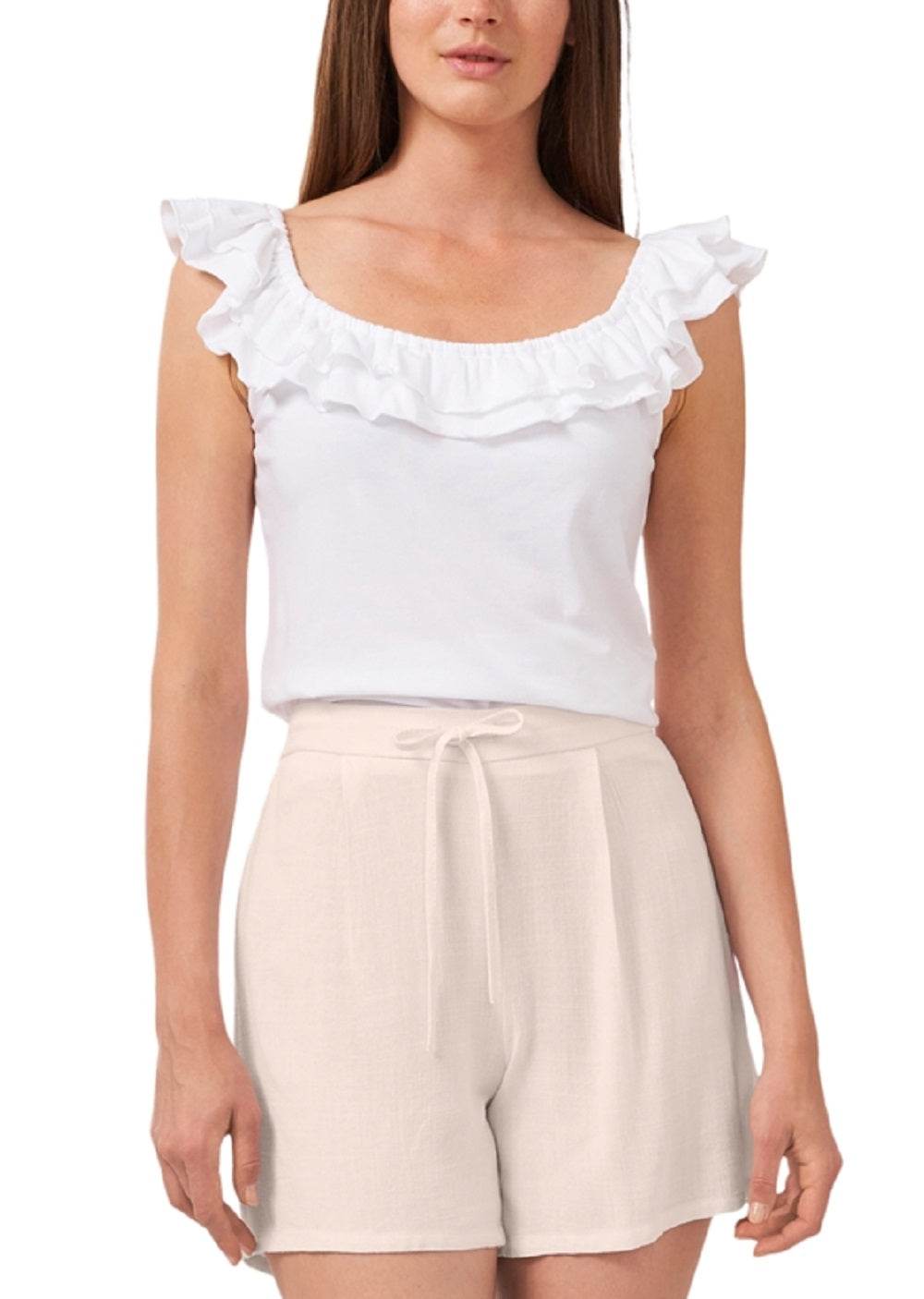 Riley & Rae Women's Drawstring Shorts Brown Size Large