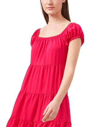 Riley & Rae Women's Square Neck Short Shift Dress Pink Size Medium