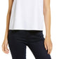 Vince Camuto Women's Tiered Ruffle Sleeve Cotton Blend Top White Size X-Large