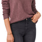 Vince Camuto Women's Center Seam Crewneck Sweater Purple Size Small