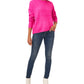 Vince Camuto Women's Center Seam Crewneck Sweater Pink Size X-Large