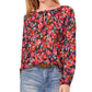 Vince Camuto Women's Studded Cuff Blouse Black Size X-Large