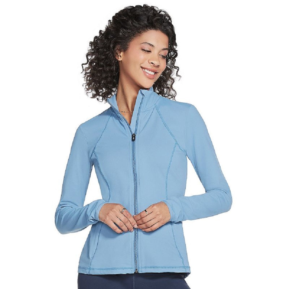 Skechers Women's Gowalk Goflex Mesh Insert Jacket Blue Size Small