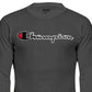 Champion Men's Big & Tall Thermal Logo Print Shirt Grey Size XXXX-Large