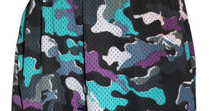 Champion Men's Multi-Tone Camo Mesh Short Abs Black Camo Size XLT