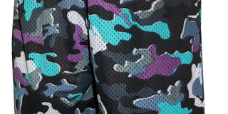 Champion Men's Multi-Tone Camo Mesh Short Abs Black Camo Size XLT