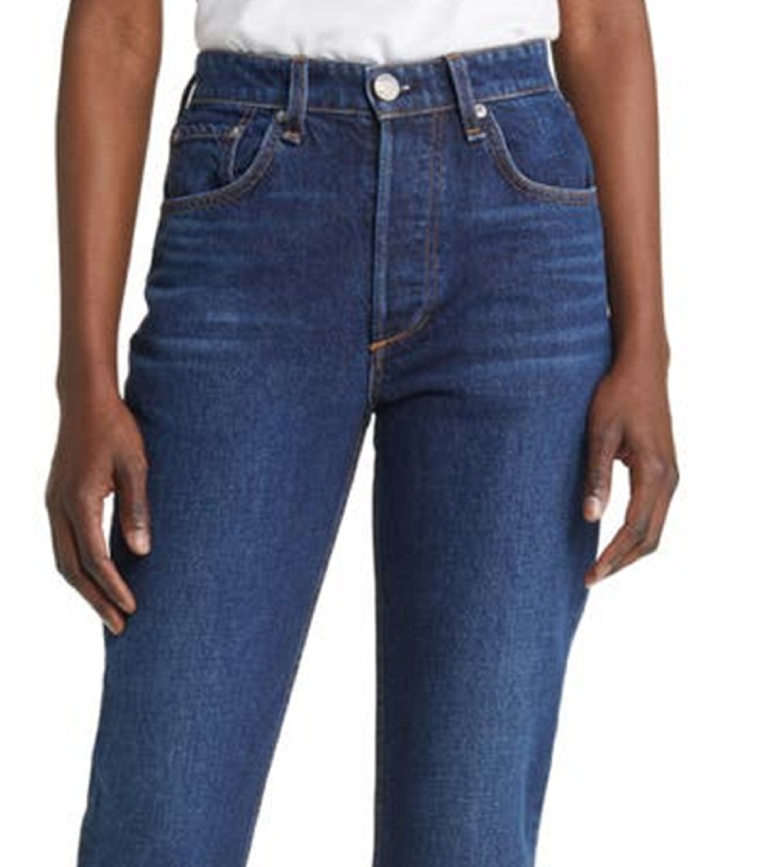 Rag & Bone Women's Nina High Waist Ankle Jeans Blue Size 26