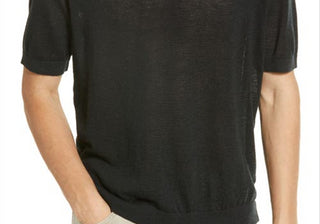 Rag & Bone Louis Organic Cotton T-Shirt In Black Size X-Large