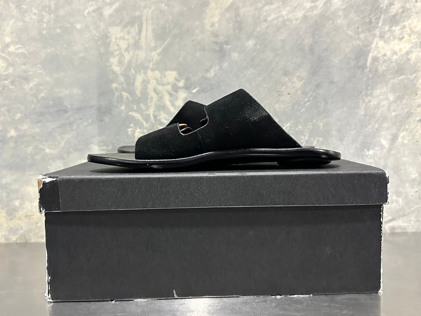 Rag & Bone Women's Bailey Slide Sandal Black Size 8