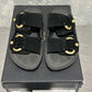 Rag & Bone Women's Bailey Slide Sandal Black Size 8